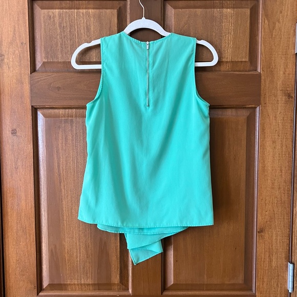 The Limited Green Draped Sleeveless Blouse, Size XS - Picture 13 of 13
